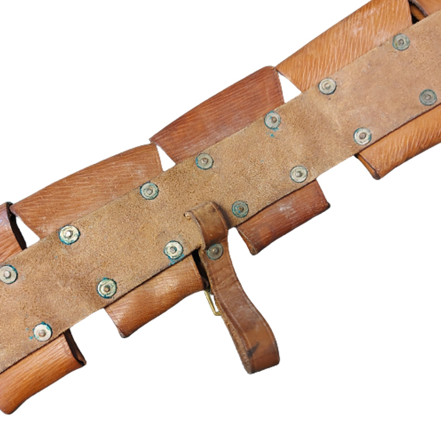 WW1 Canadian 11 Pocket Leather Bandolier