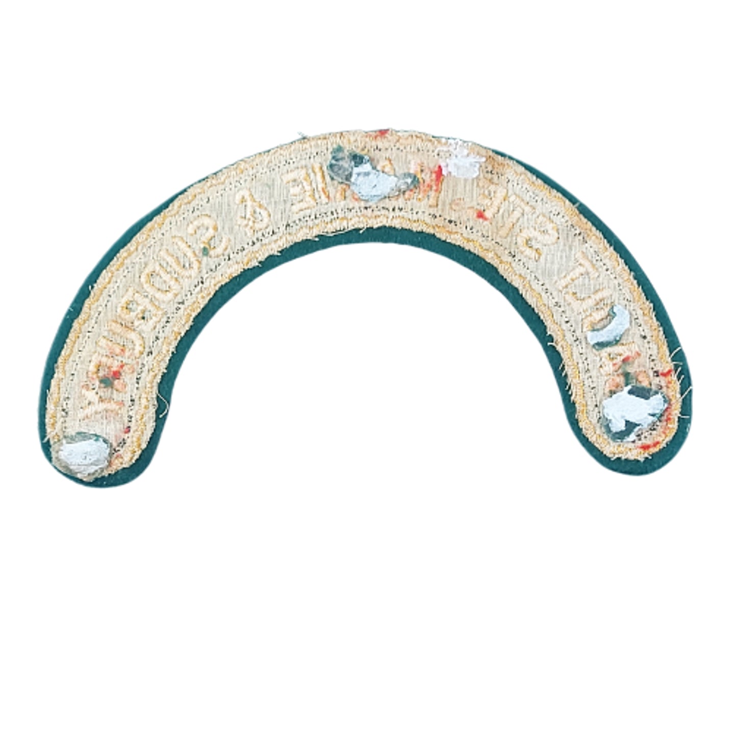 WW2 Canadian Sault Ste Marie & Sudbury Cloth Shoulder Title