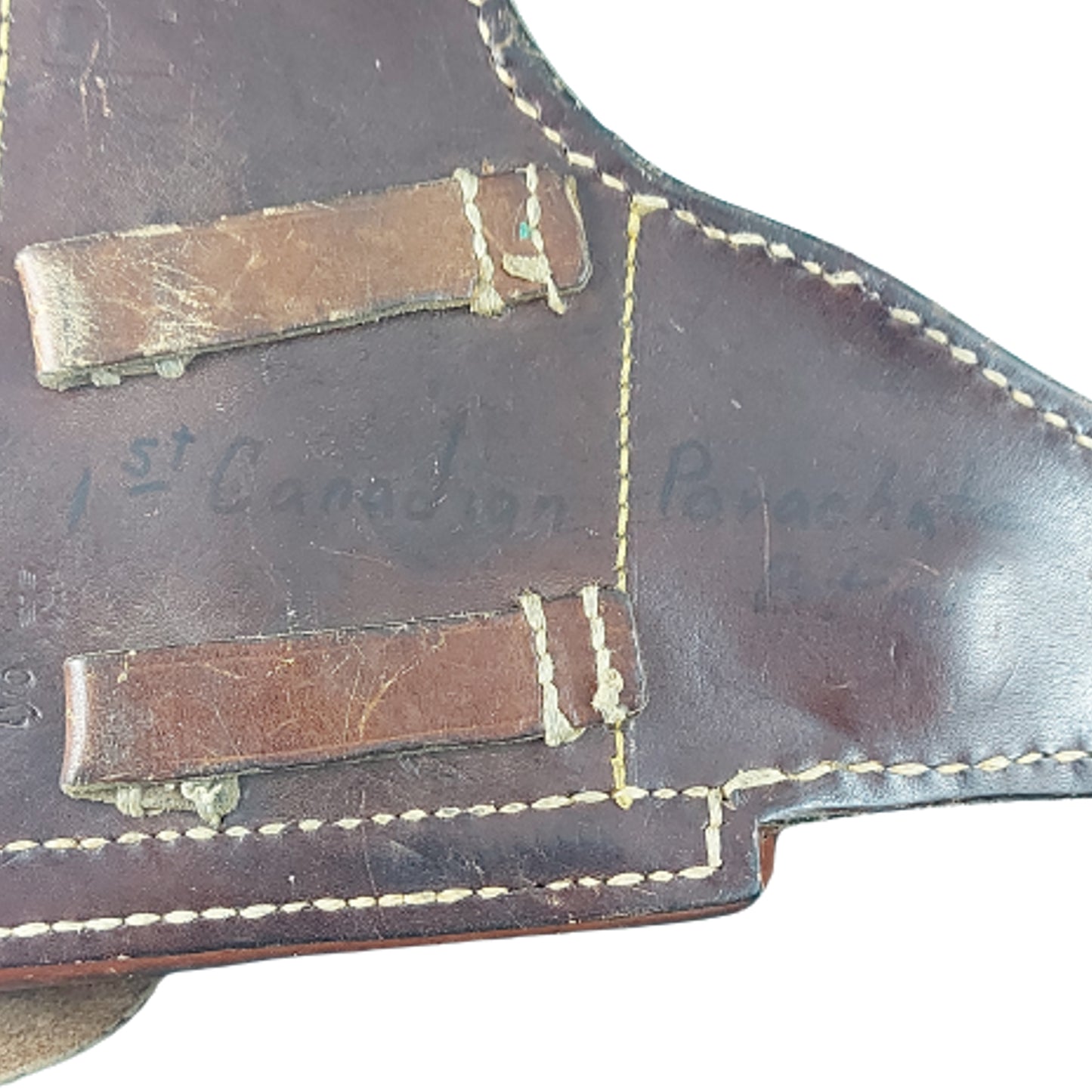 WW2 Canadian Captured German P38 Hard Shell Holster -1st Can Para