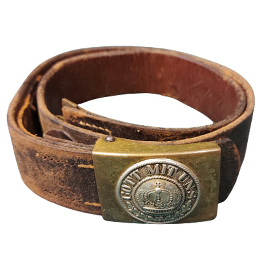 WW1 Prussian M1895 EM/NCO's Belt And Buckle 1915