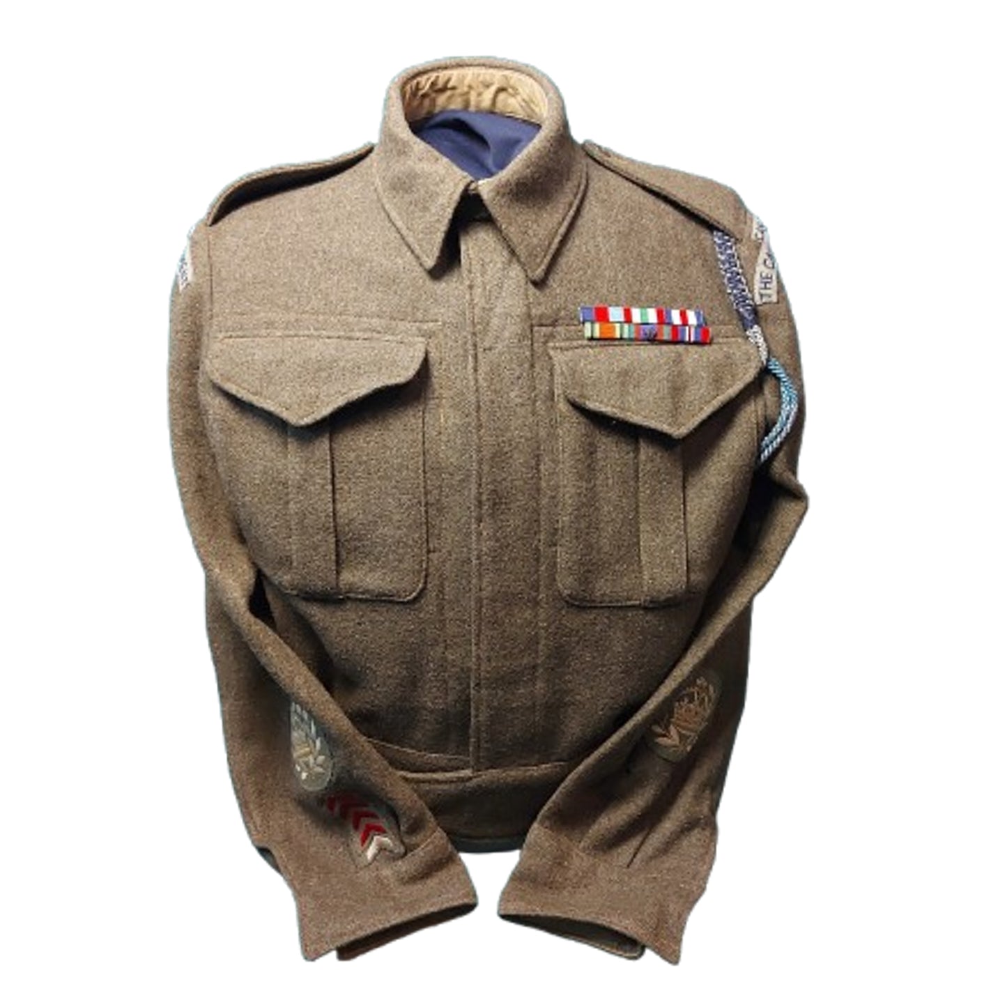 WW2 Canadian The Calgary Regiment 14CTR BD Battle Dress Tunic Dieppe