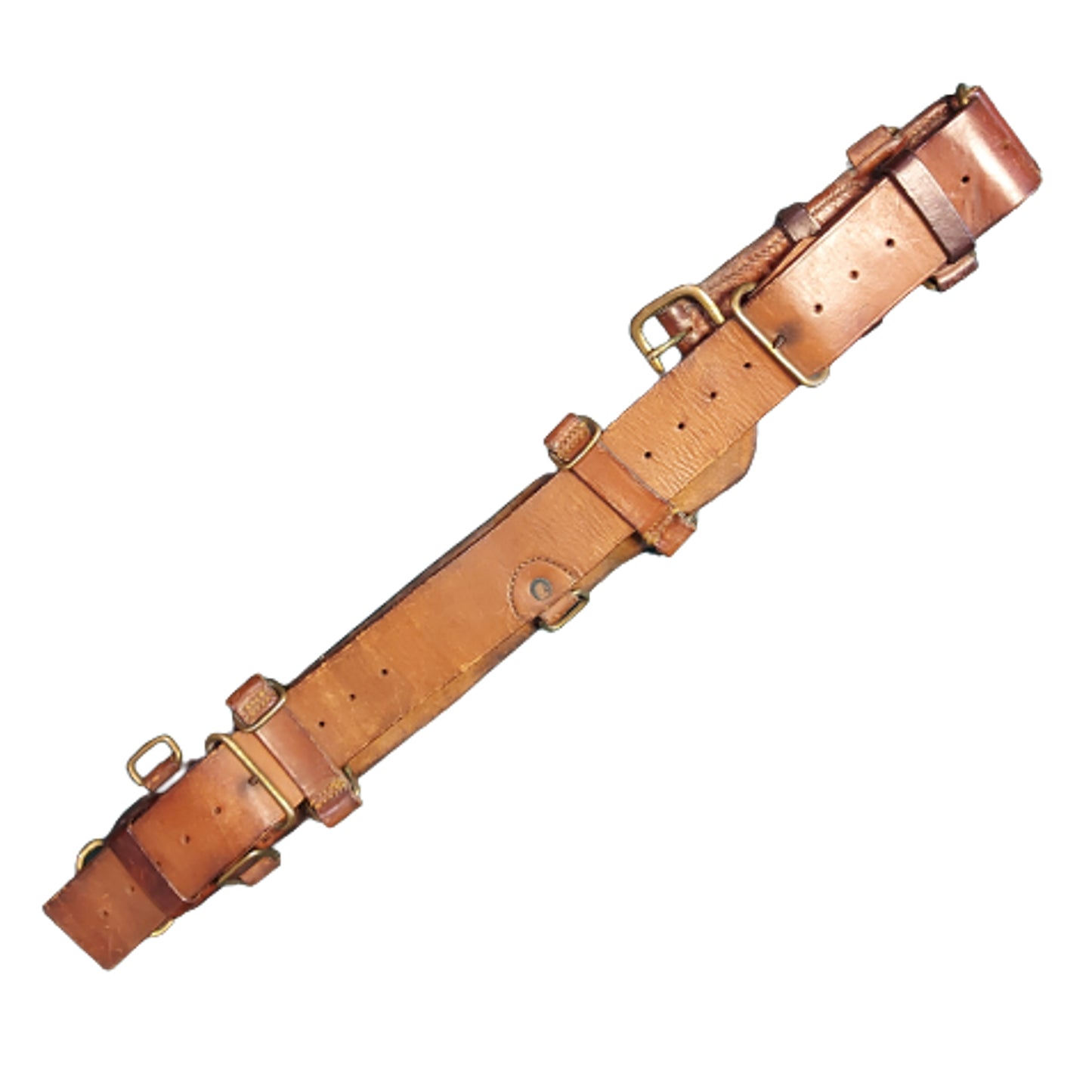 WW1 Canadian Pattern 1916 Leather Waist Belt -Riley And McCormick Calgary 1916