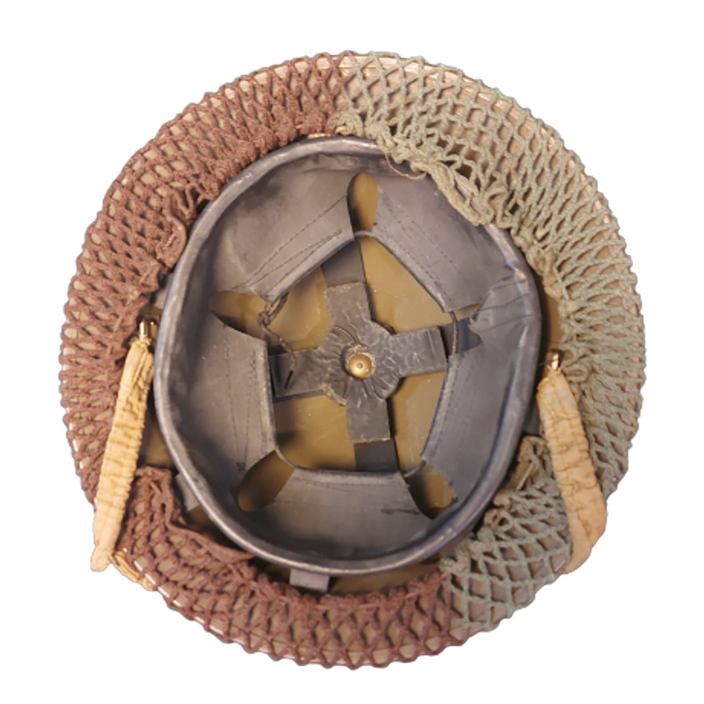 WW2 Canadian Mk.II Combat Helmet With Camouflage Helmet Net -1942