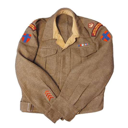 WW2 RCAMC Royal Canadian Army Medical Corps BD Battle Dress Tunic 1942
