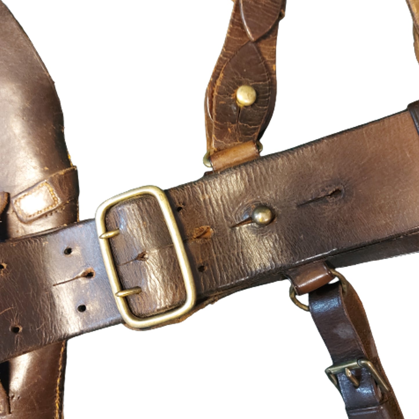 WW1 Canadian Sam Browne Leather Set