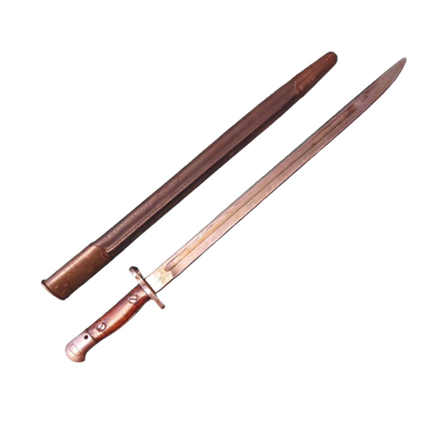 WW1 British P07 Bayonet And Scabbard -Sanderson