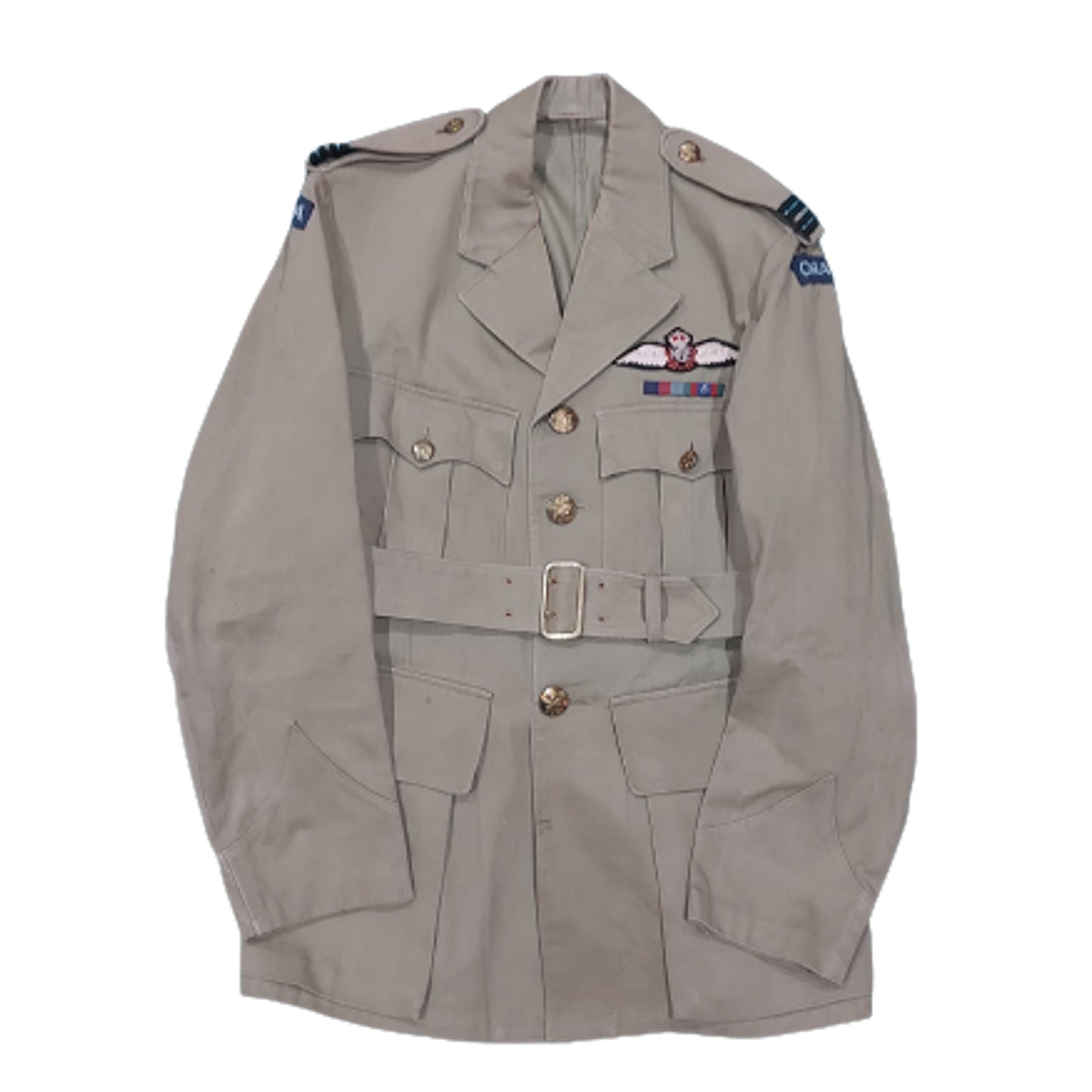 WW2 Canadian Named RCAF Royal Canadian Air Force Pilot Officer Four Pocket Summer Tunic