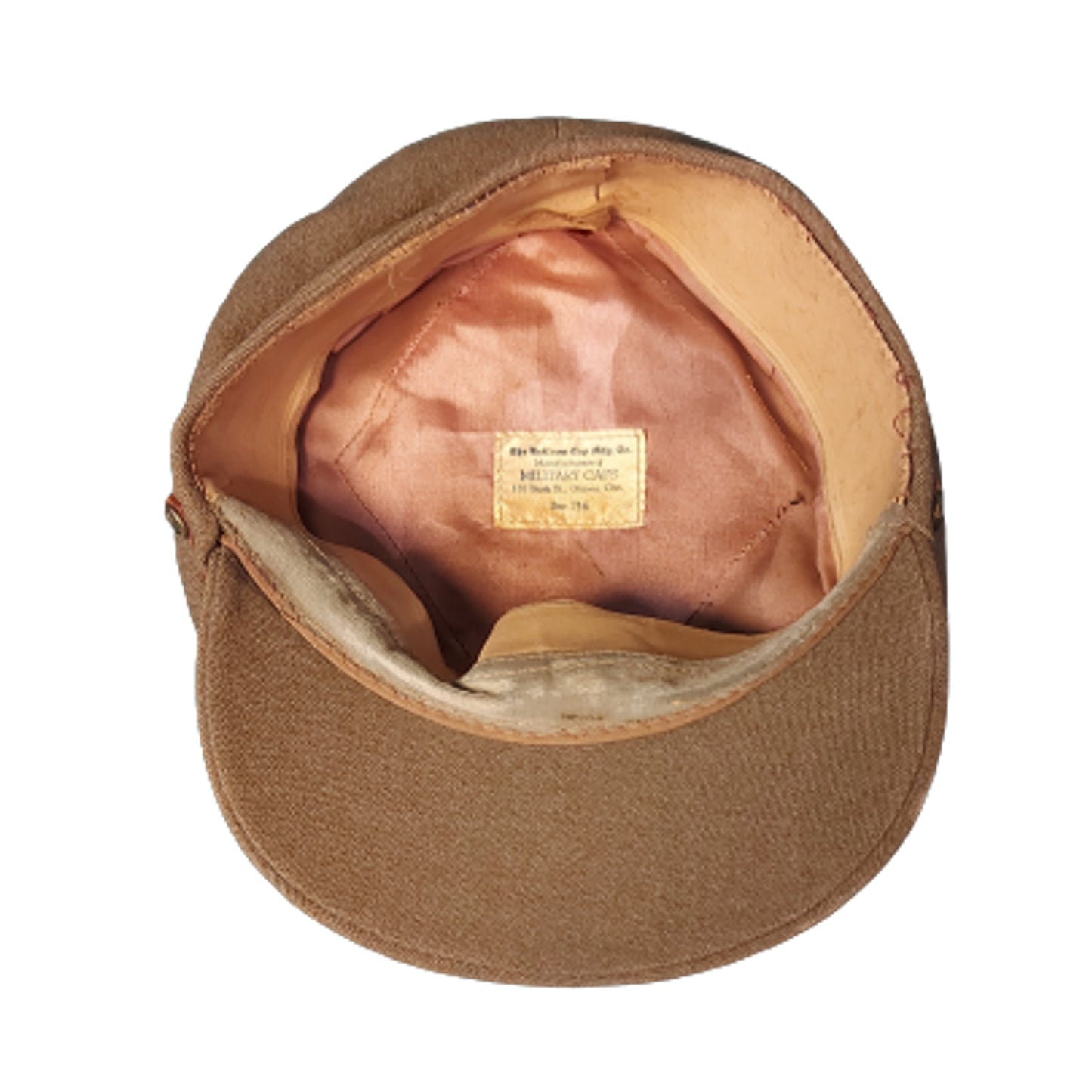 WW2 Canadian Hasting And Prince Edward Regiment Visor Cap