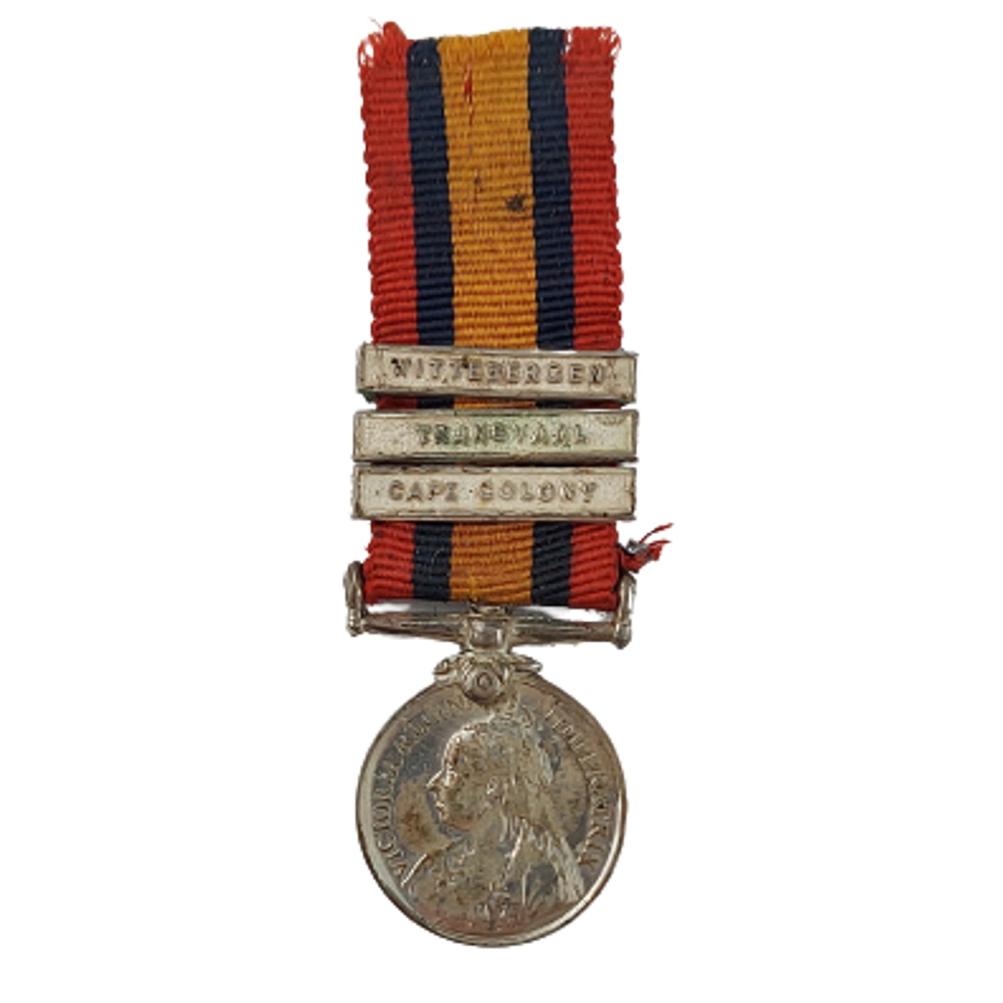 Pre-WW1 British Canadian Miniature QSA Queen's South Africa Medal With 3 Bars
