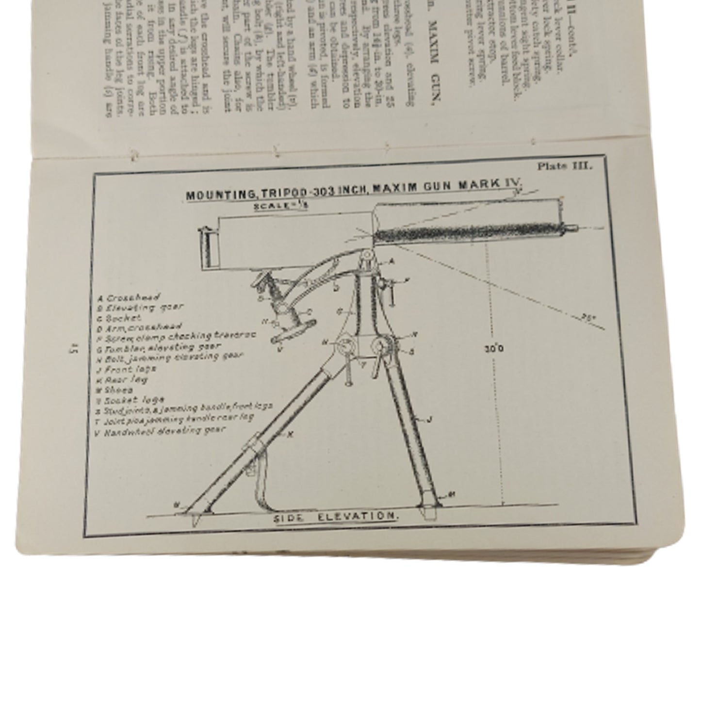 WW1 British Canadian Named Vickers Machine Gun Manual
