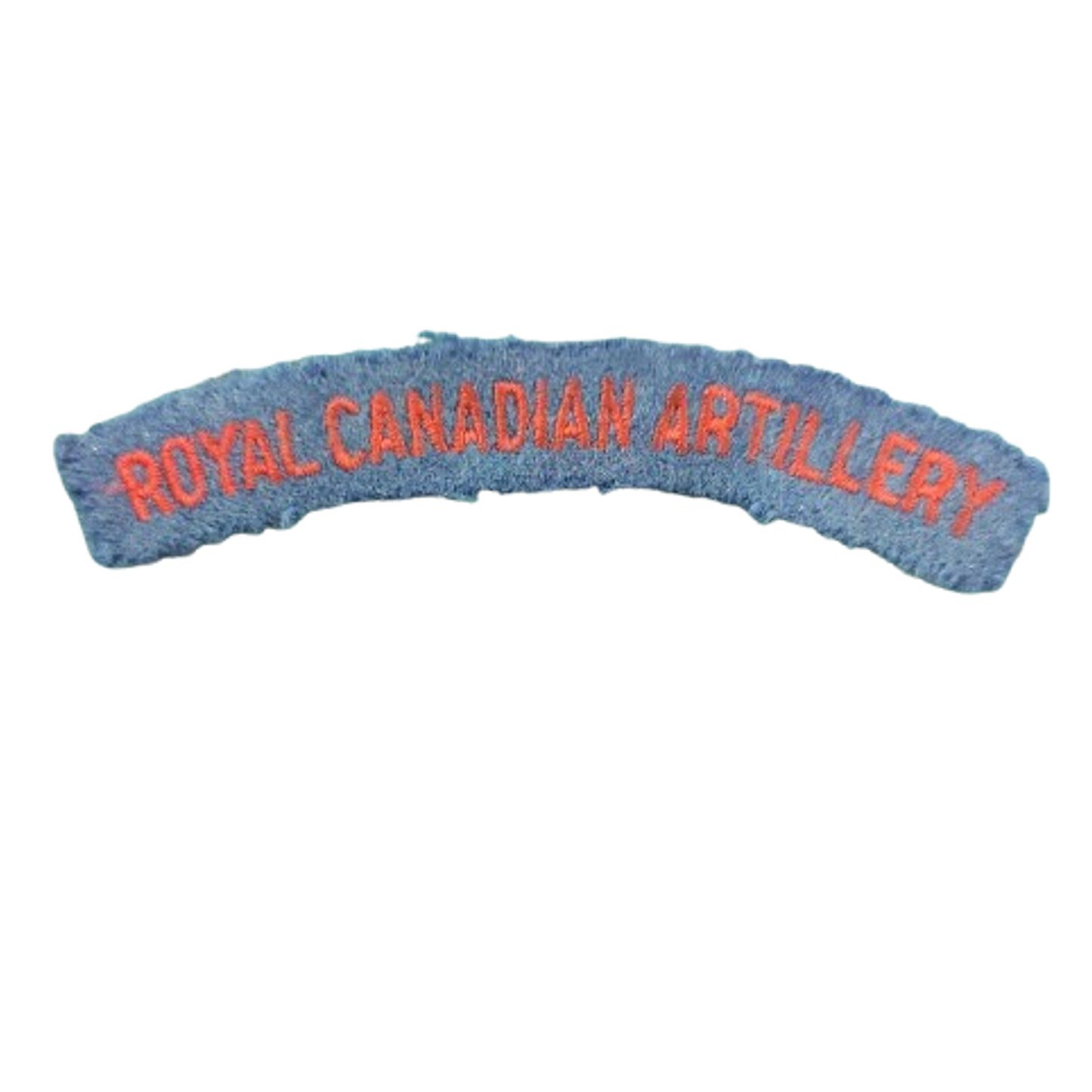 WW2 Canadian Royal Canadian Artillery Cloth Shoulder Title
