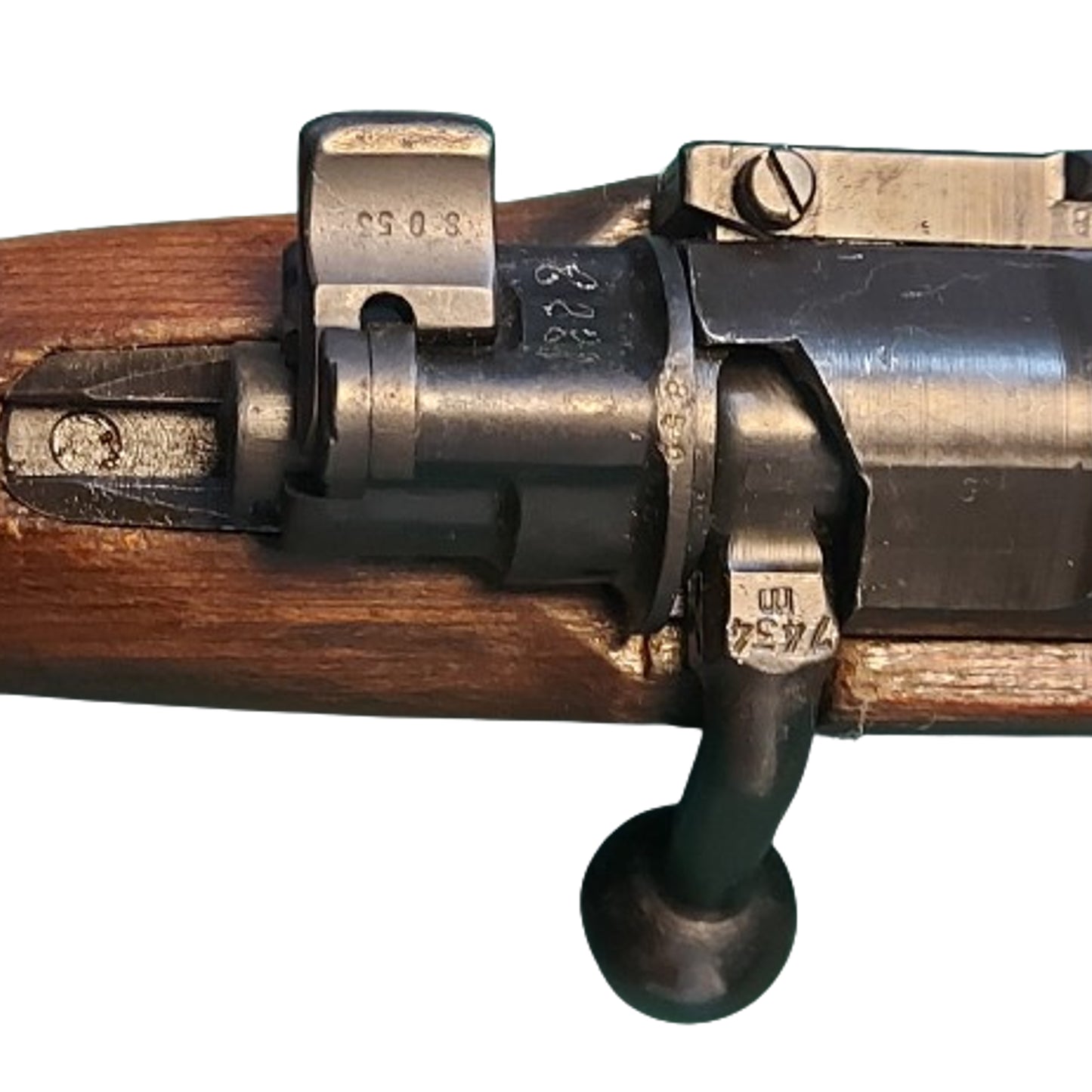 WW2 German Deactivated 1943 K98 Service Rifle Russian Capture