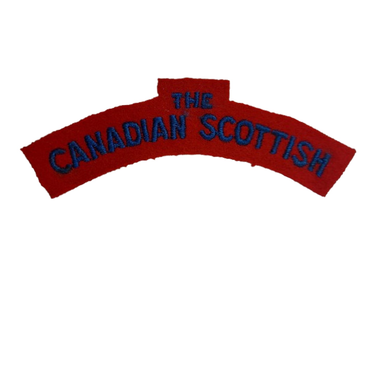WW2 Canadian Scottish Cloth Shoulder Title