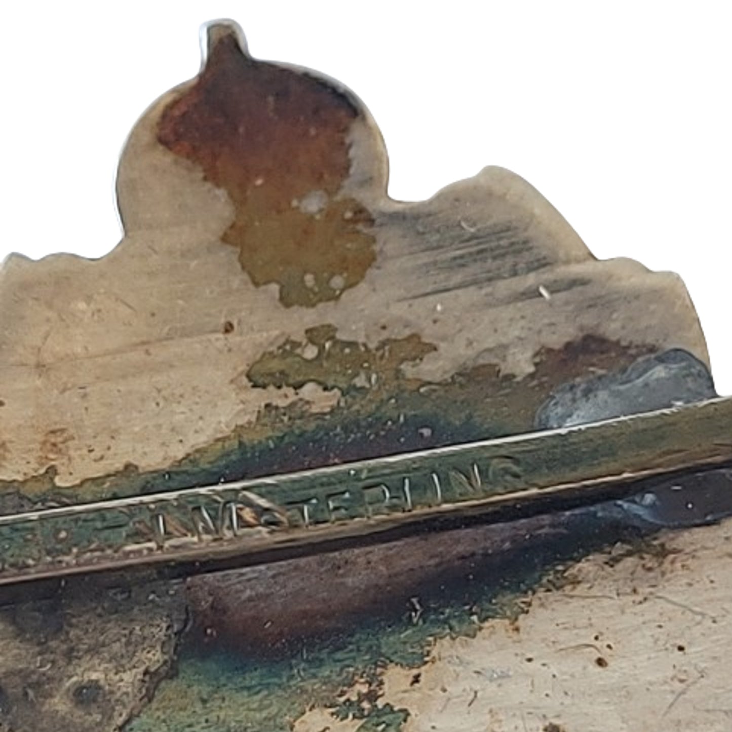 WW2 British RAC Royal Armoured Corps Sterling Silver Tie Pin