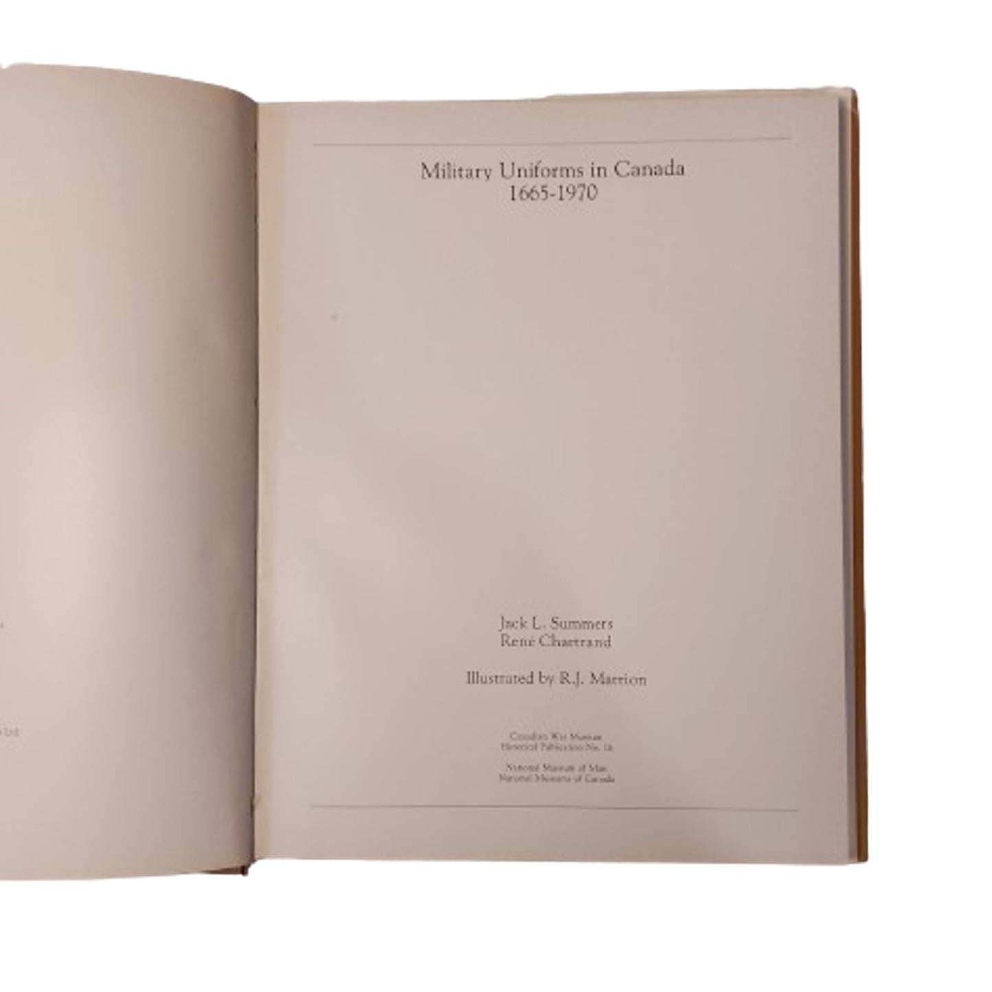 Military Uniforms in Canada 1665-1970