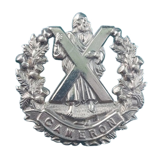 WW2 British Cameron Cap Badge