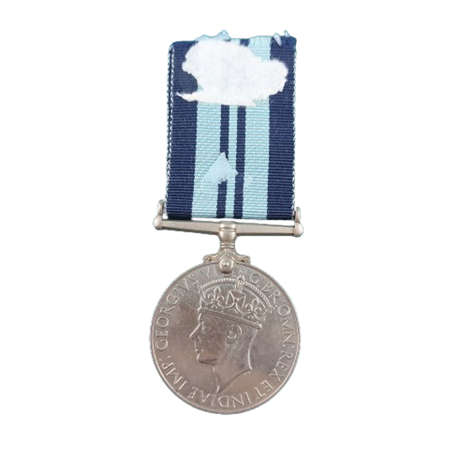 Named WW2 British 1939-45 India Service Medal RAF -Royal Air Force.