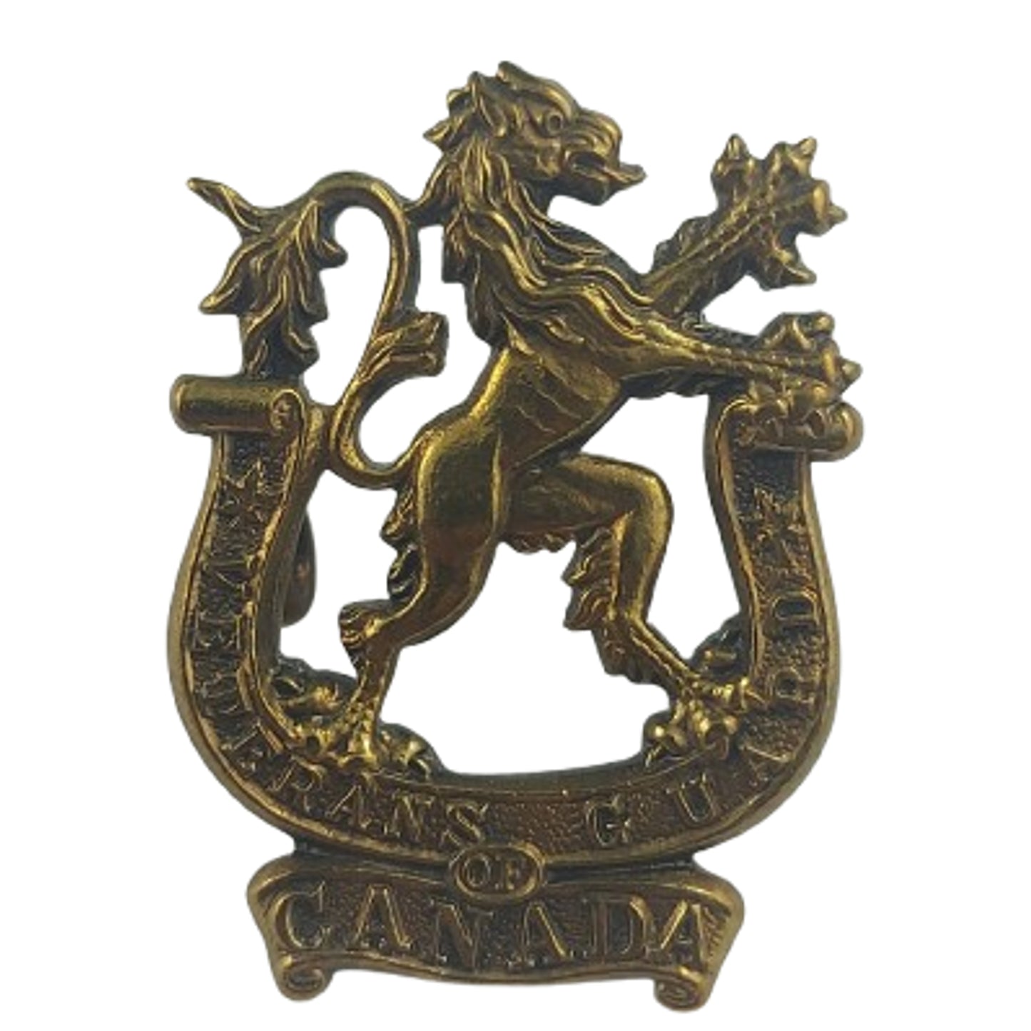 WW2 Canadian Veteran's Guard Of Canada Collar Badge