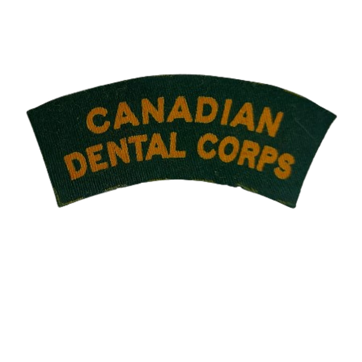 WW2 Canadian Dental Corps Printed Canvas Shoulder title