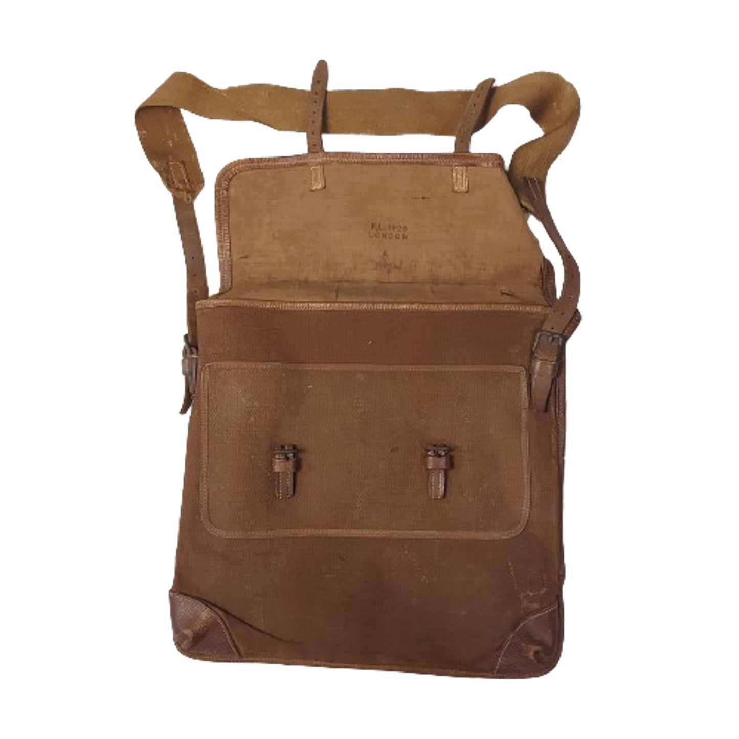 Pre-WW2 1925 British Map Case Messenger Satchel
