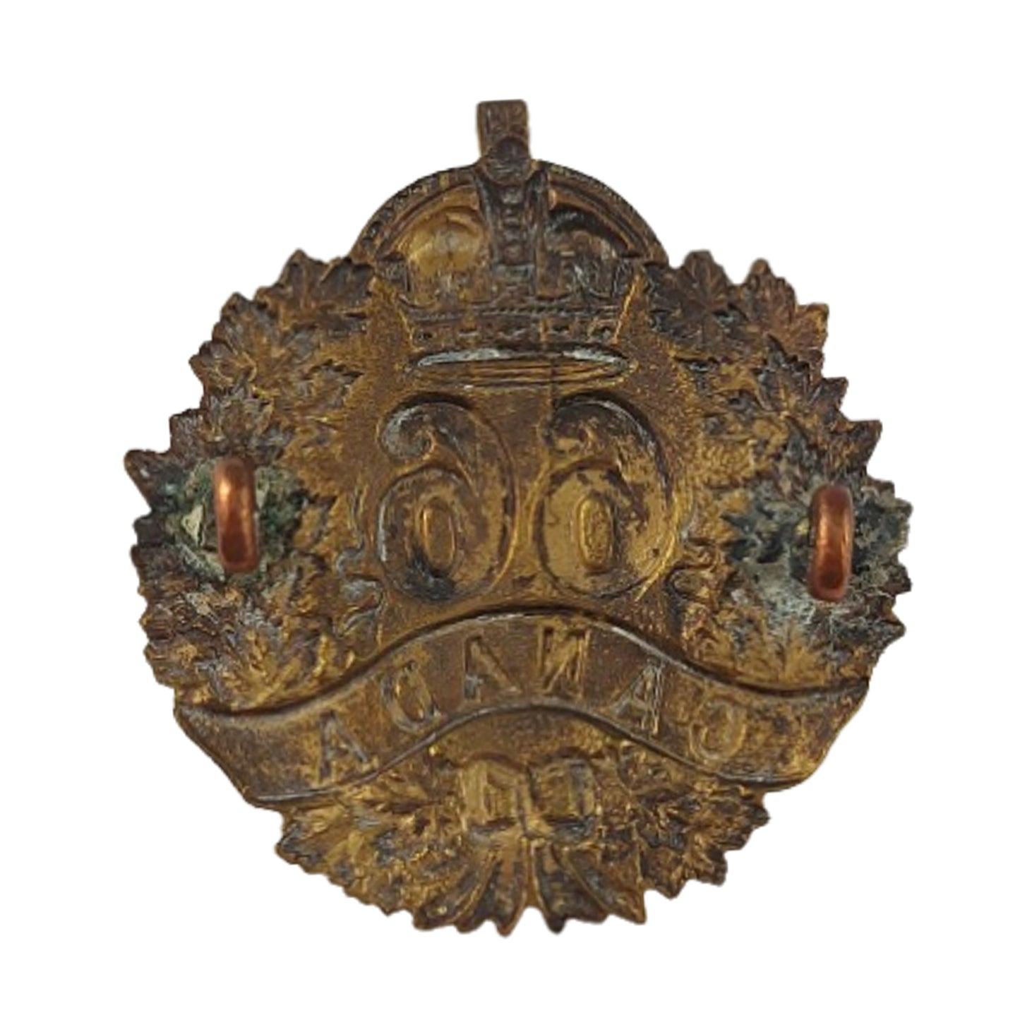 WW1 Canadian 66th Battalion Cap Badge -Edmonton Alberta
