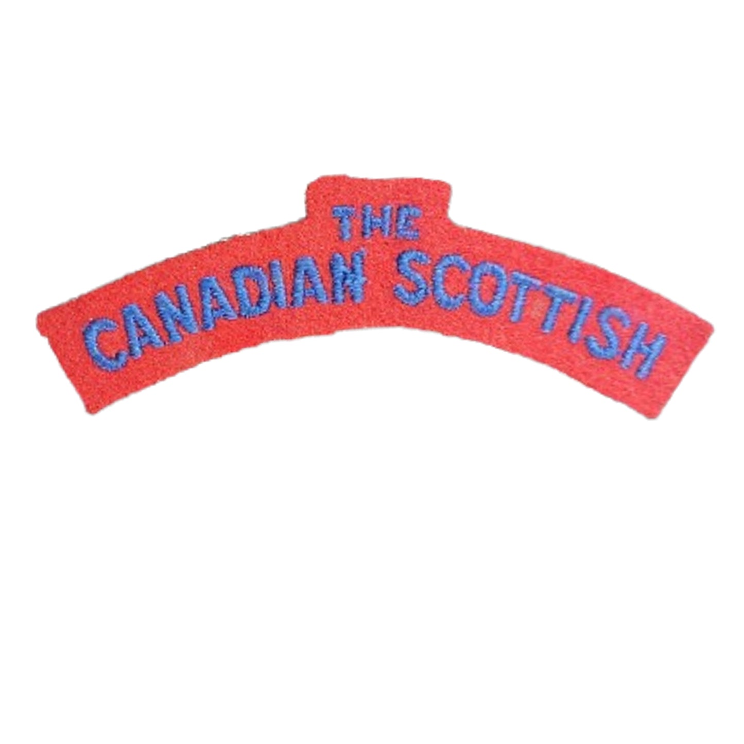 WW2 Canadian Scottish cloth Shoulder Title