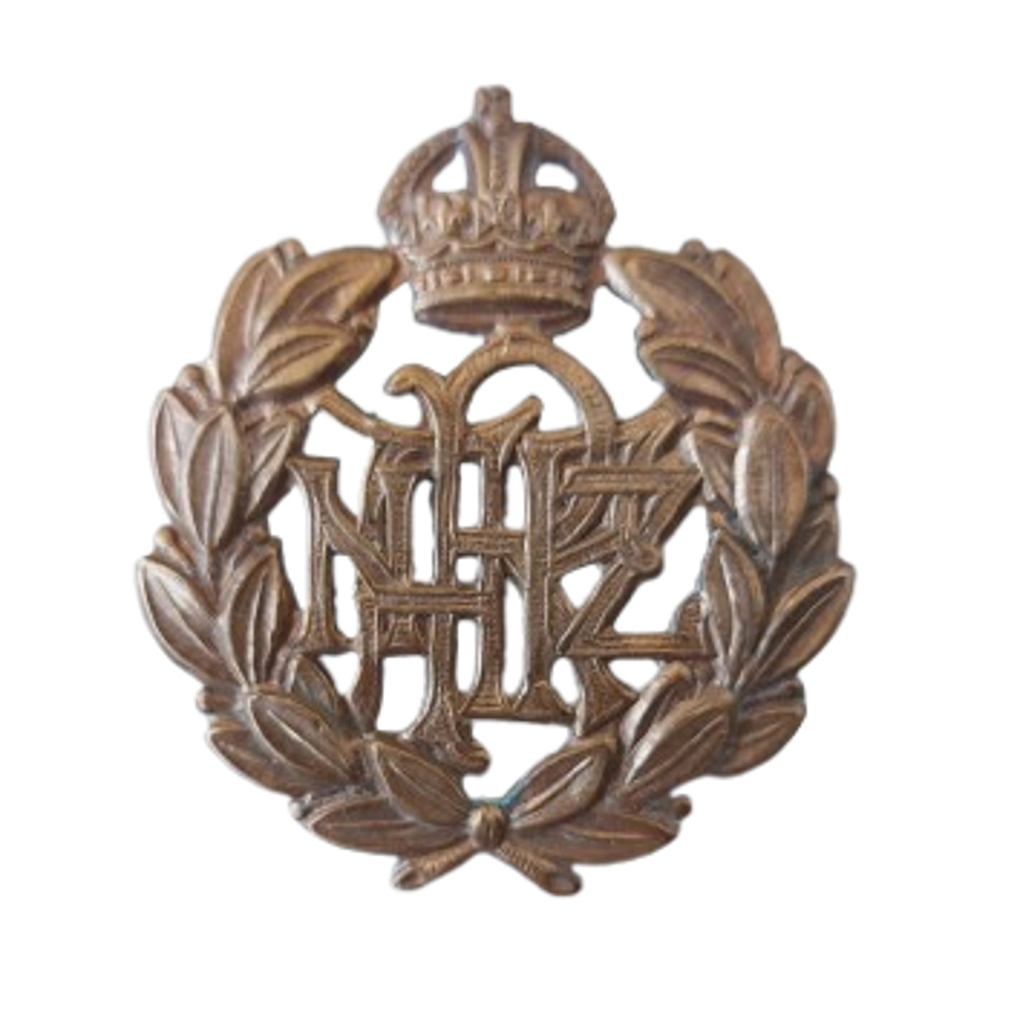 WW2 New Zealand RNZAF Royal New Zealand Air Force Cap Badge