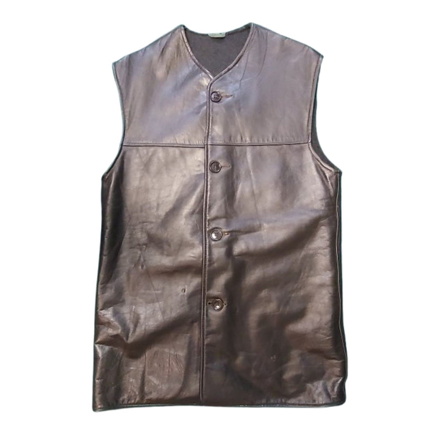 WW2 Canadian Leather Battle Jerkin Size Medium 1943