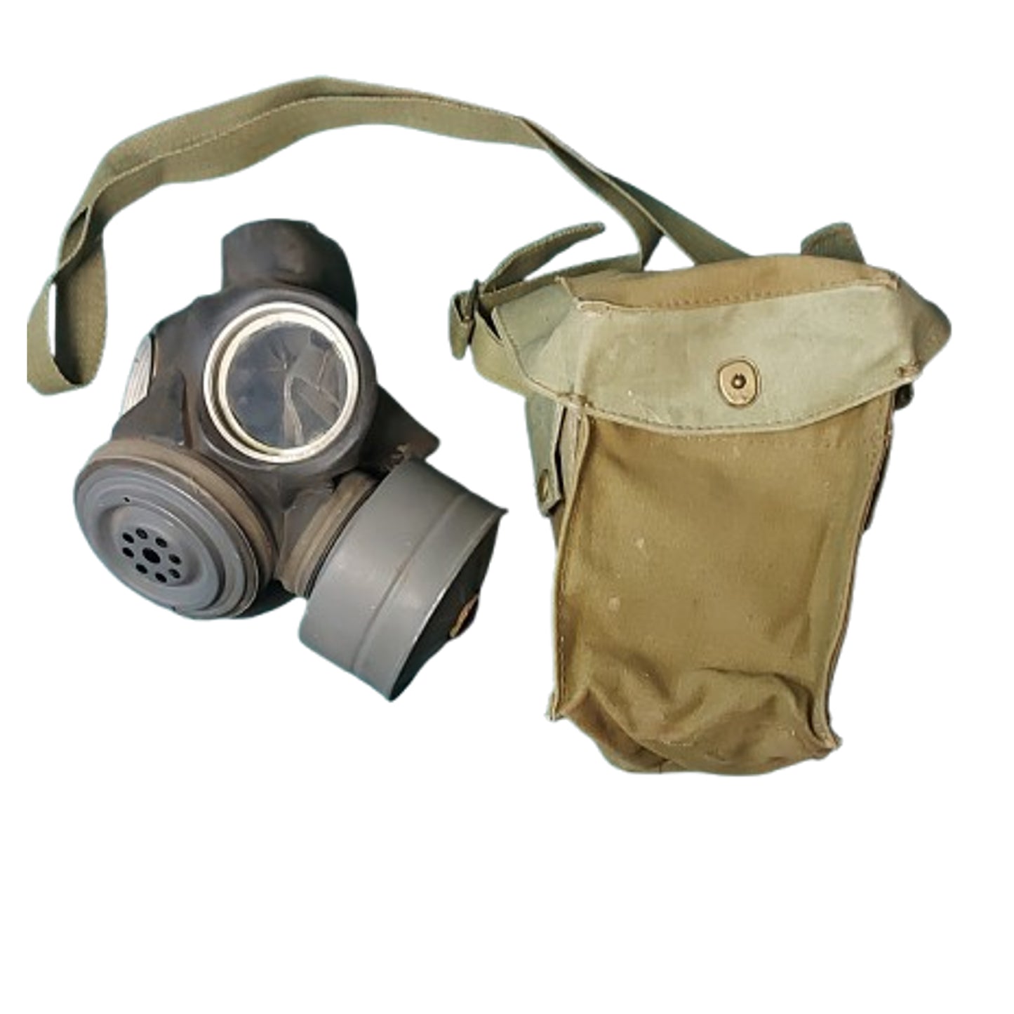 WW2 Canadian Mk.II Light Anti-Gas Respirator In Carrier 1943