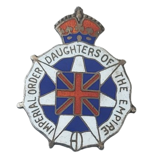 WW2 British Daughters Of The Empire Imperial Order Lapel Pin Sterling