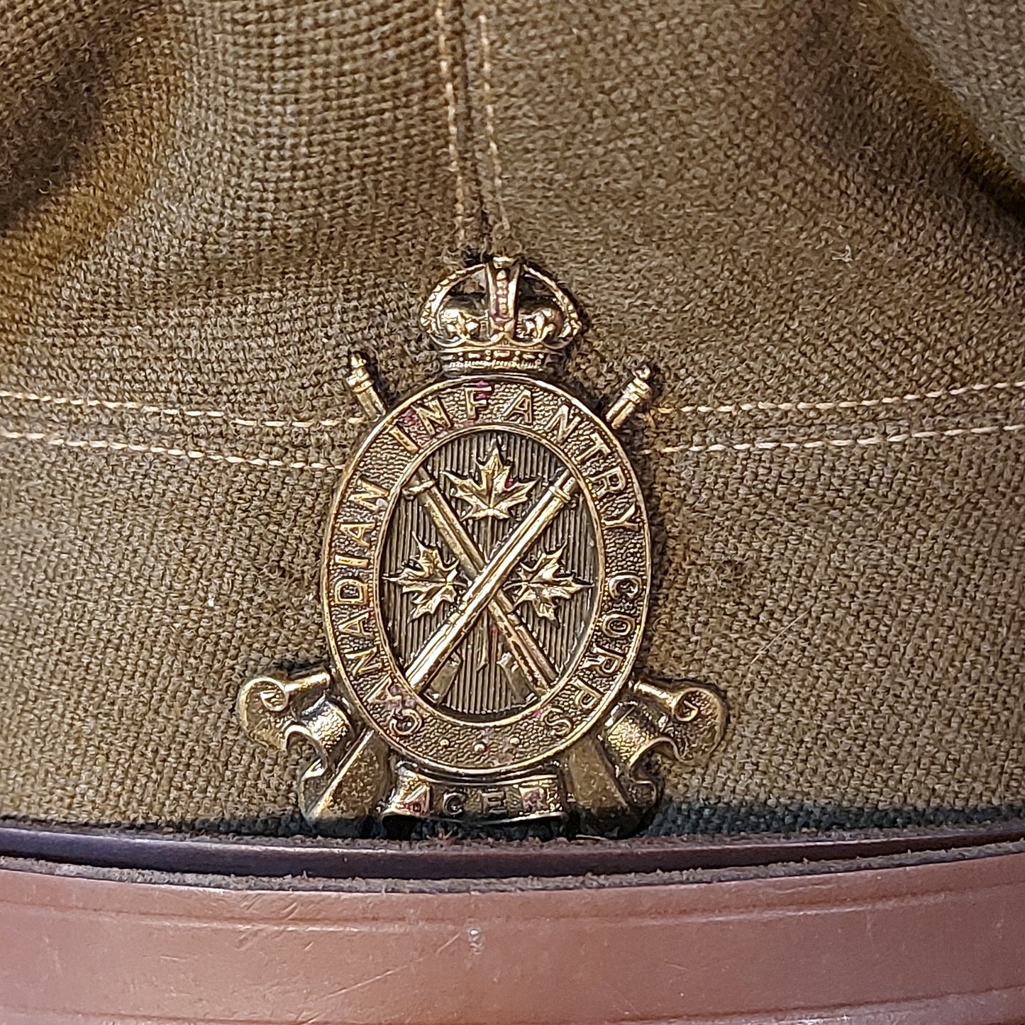 WW2 Canadian Infantry Corps Visor Cap