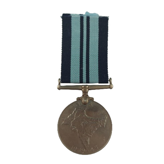 Named WW2 British 1939-45 India Service Medal RAF -Royal Air Force.