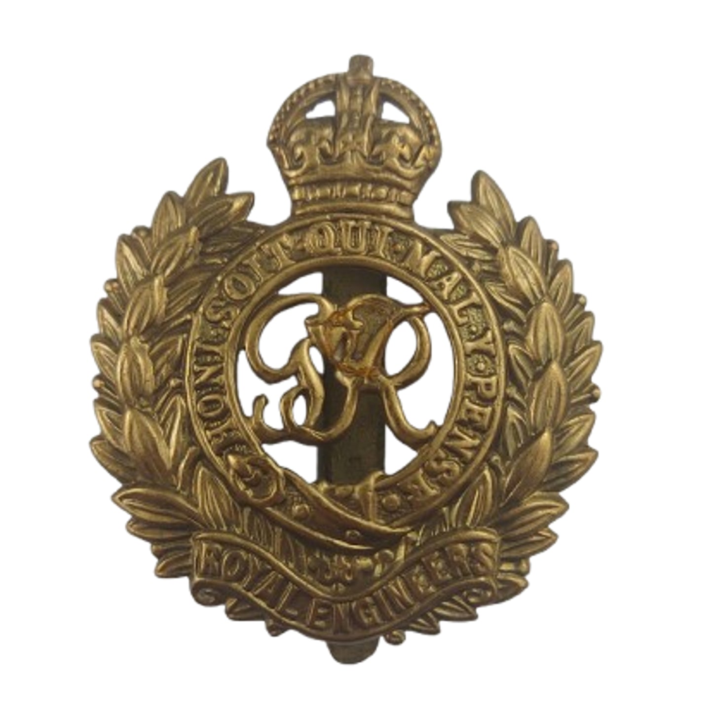 WW1 British BEF Royal Engineers Cap Badge