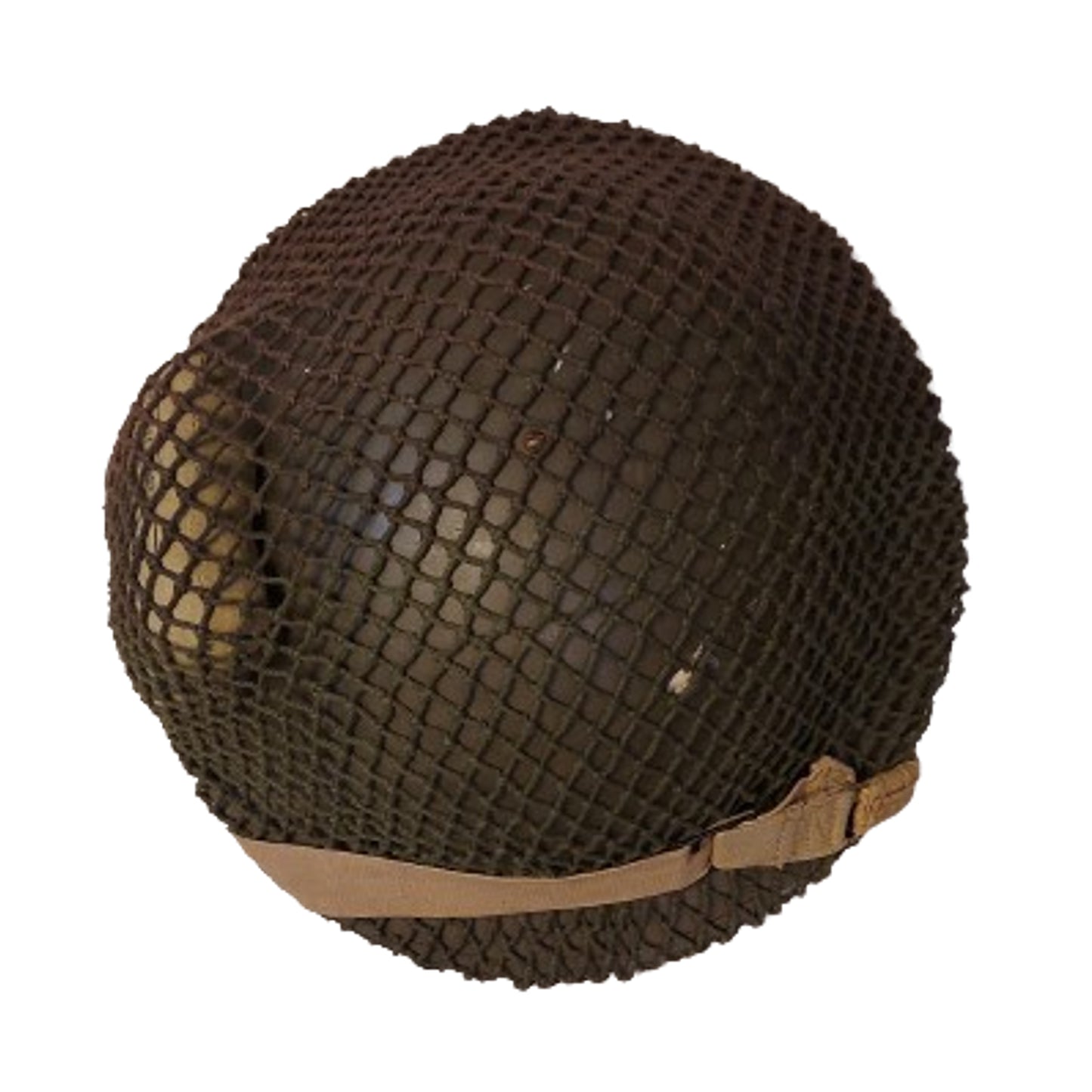 WW2 Canadian Mk.II Combat Helmet With Camo Net And Bandage Pack -1943