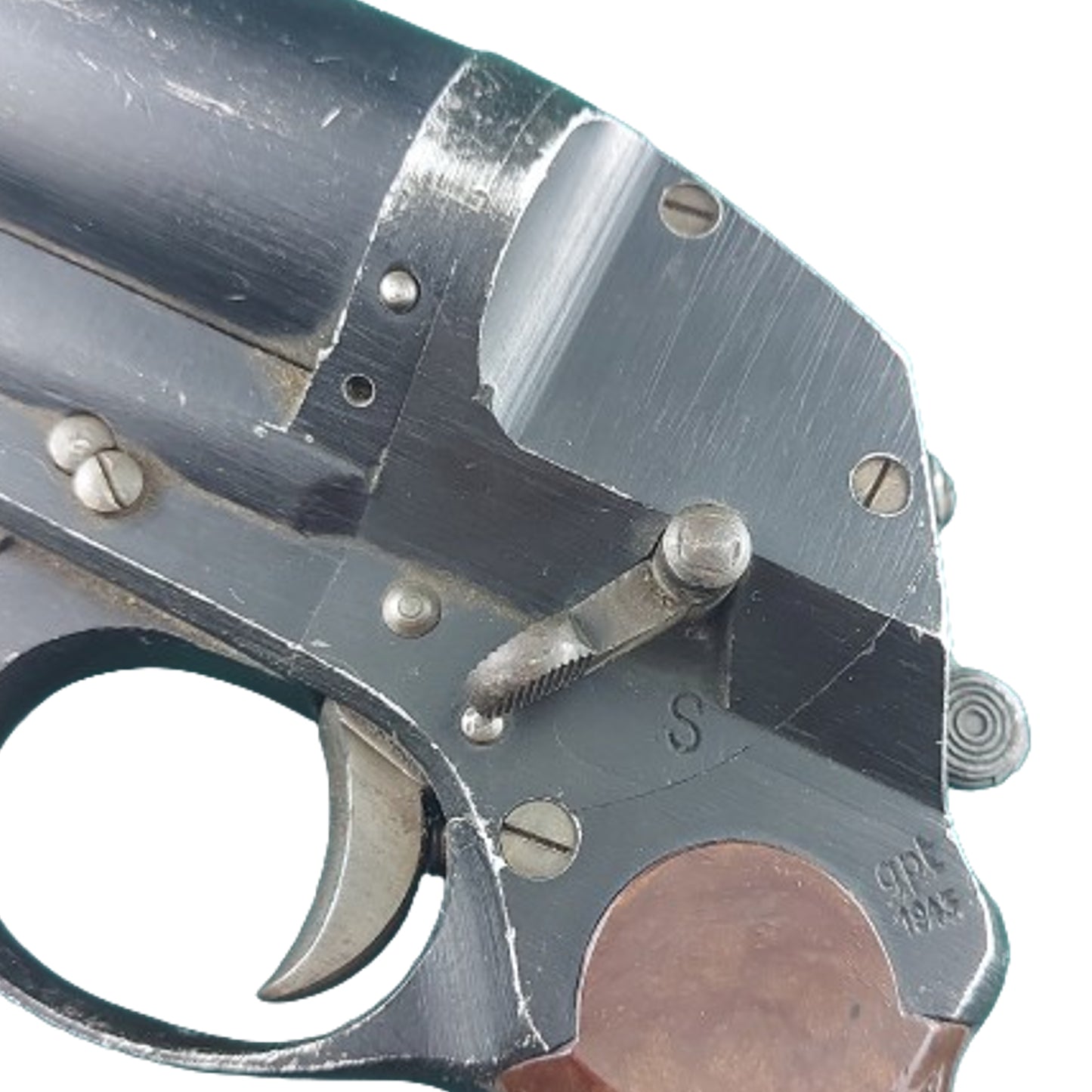 WW2 German Luftwaffe Flieger-Leuchtpistole L Double Barreled Flare Pistol