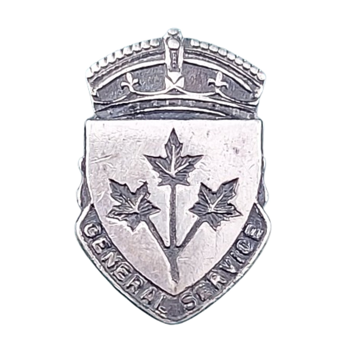 WW2 Canadian Numbered Sterling General Service Lapel Pin