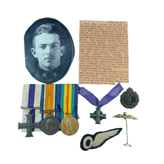 WW1 Canadian CEF Casualty Medal Set -18th Bn -RFC