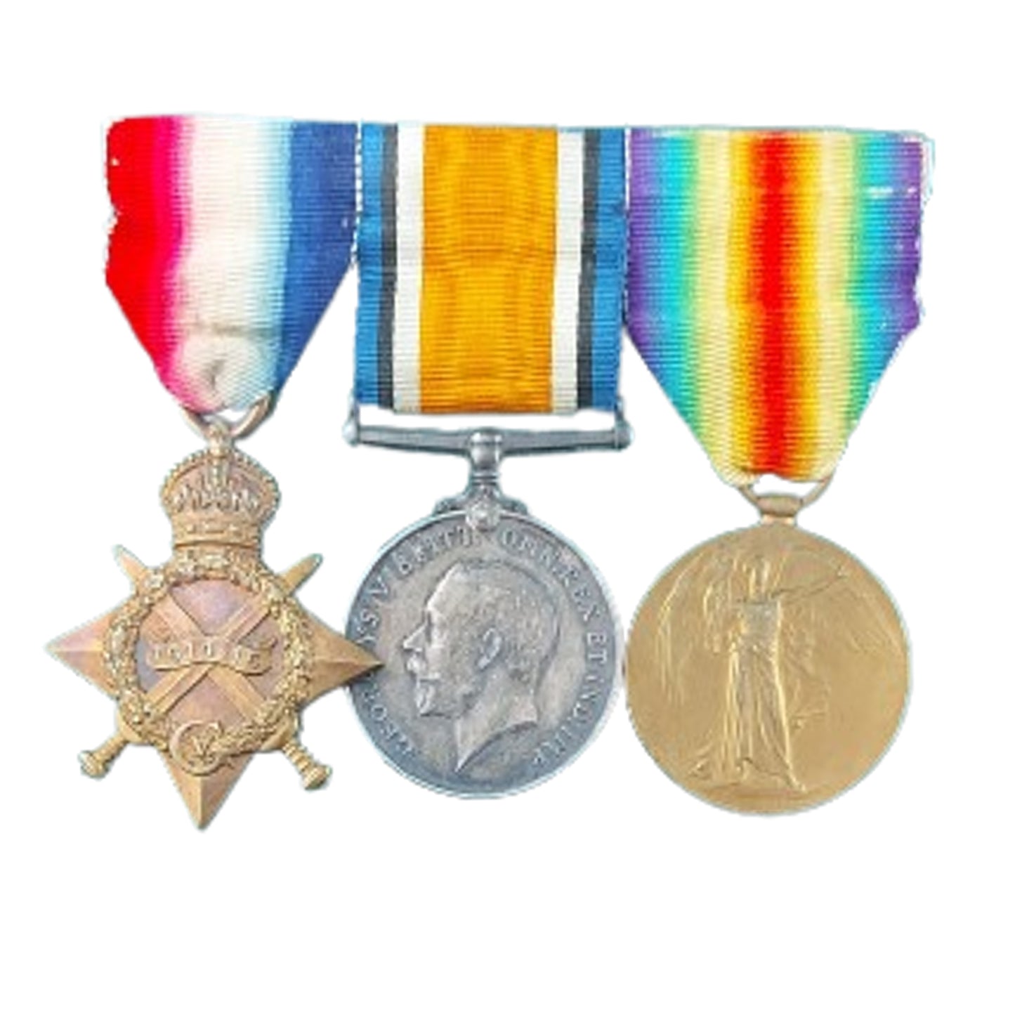 WW1 British Medal Trio The Royal Highlanders
