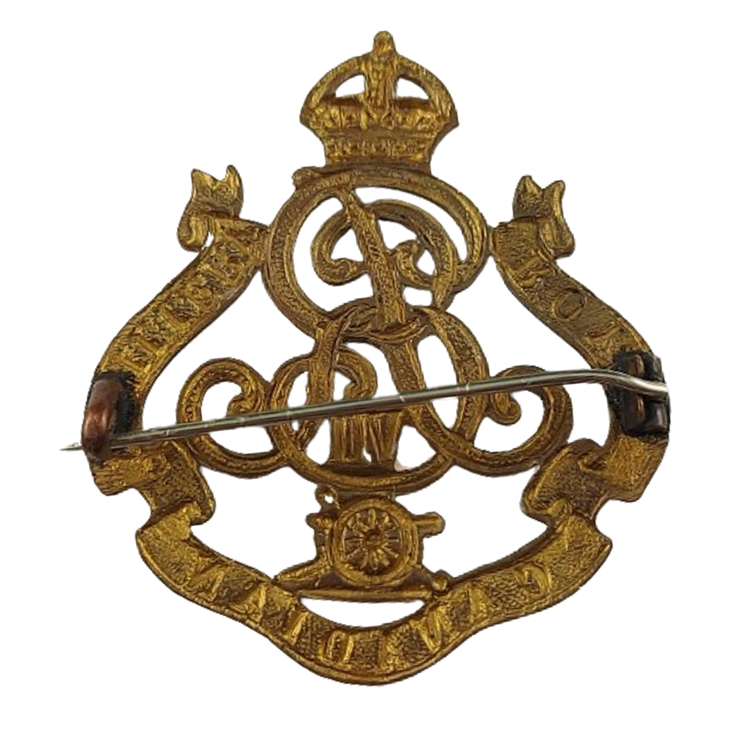 Pre-WW1 Canadian Edward VII RCA Royal Canadian Artillery Cap Badge 1901-1910