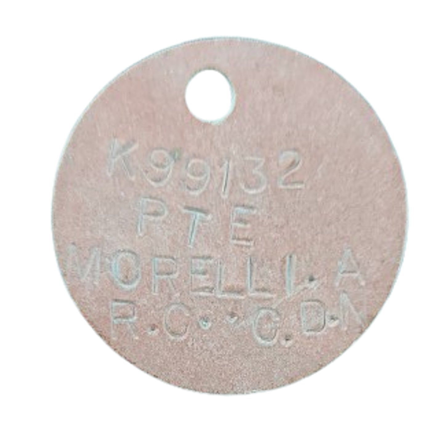 WW2 Canadian ID Tag CFC Canadian Forestry Corps