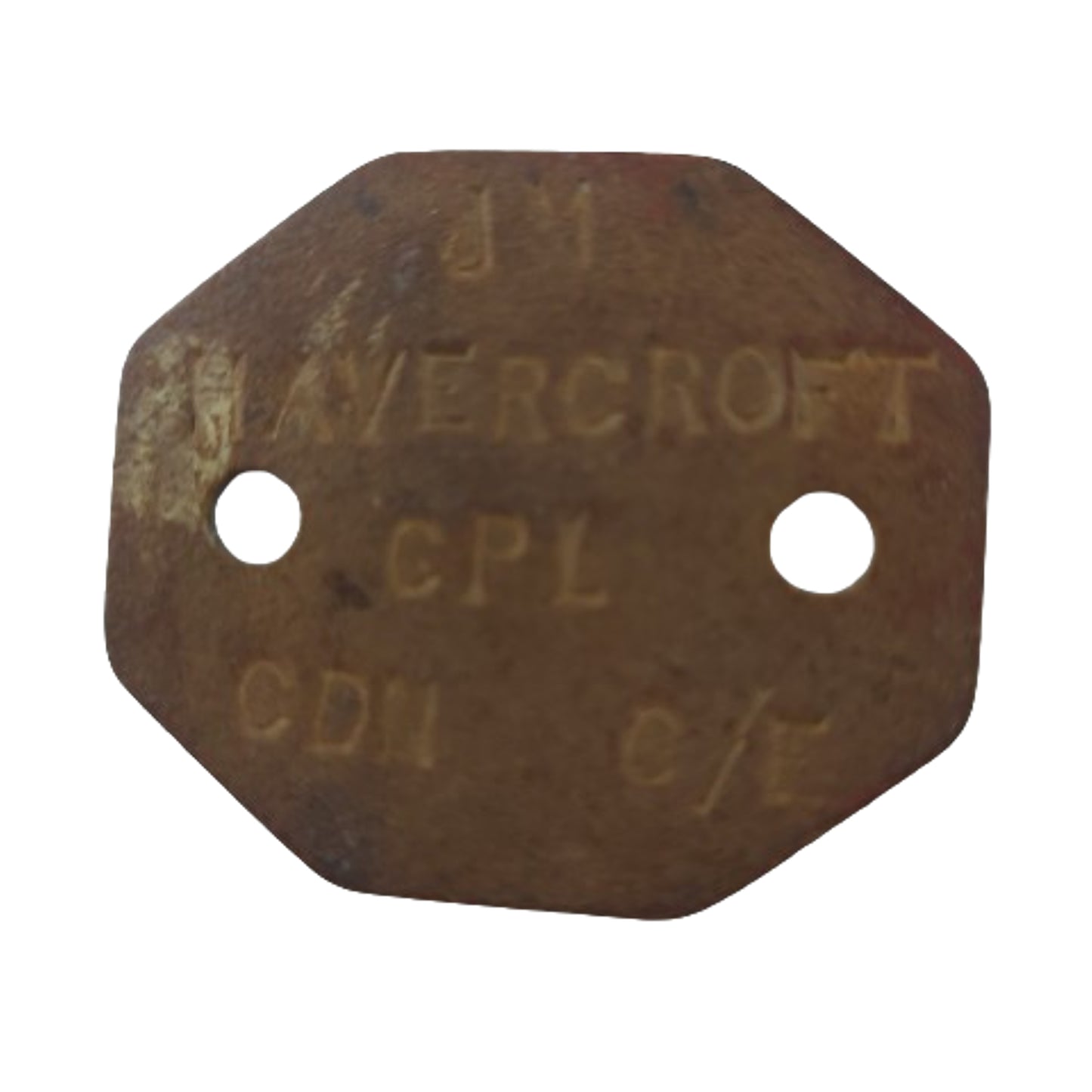 WW1 Canadian I.D. Tags -Canadian Engineers