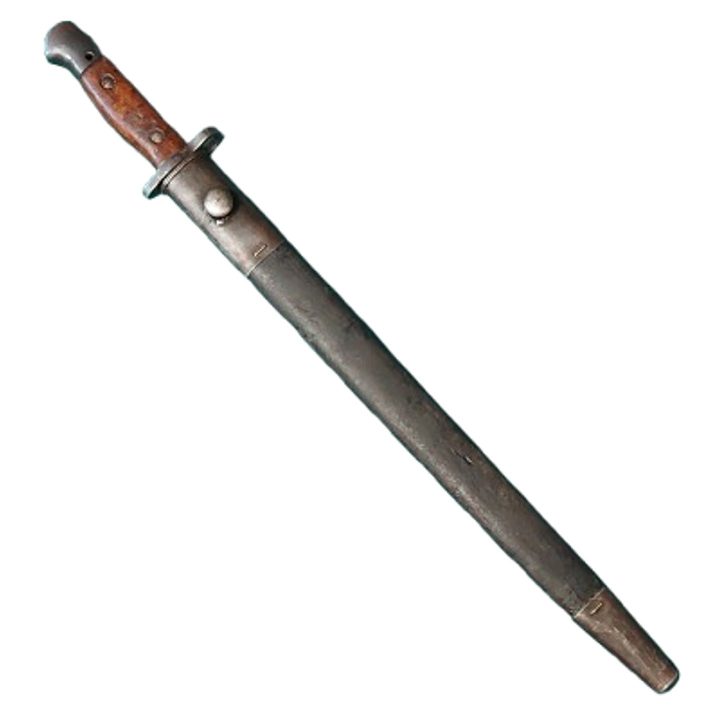 WW1 British Pattern 1907 P07 Enfield Bayonet And Scabbard VICKERS