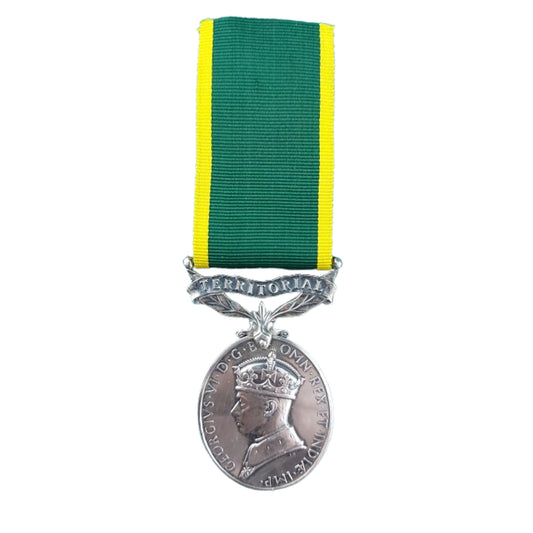Pre-WW2 British Territorial Efficiency Medal Royal Artillery