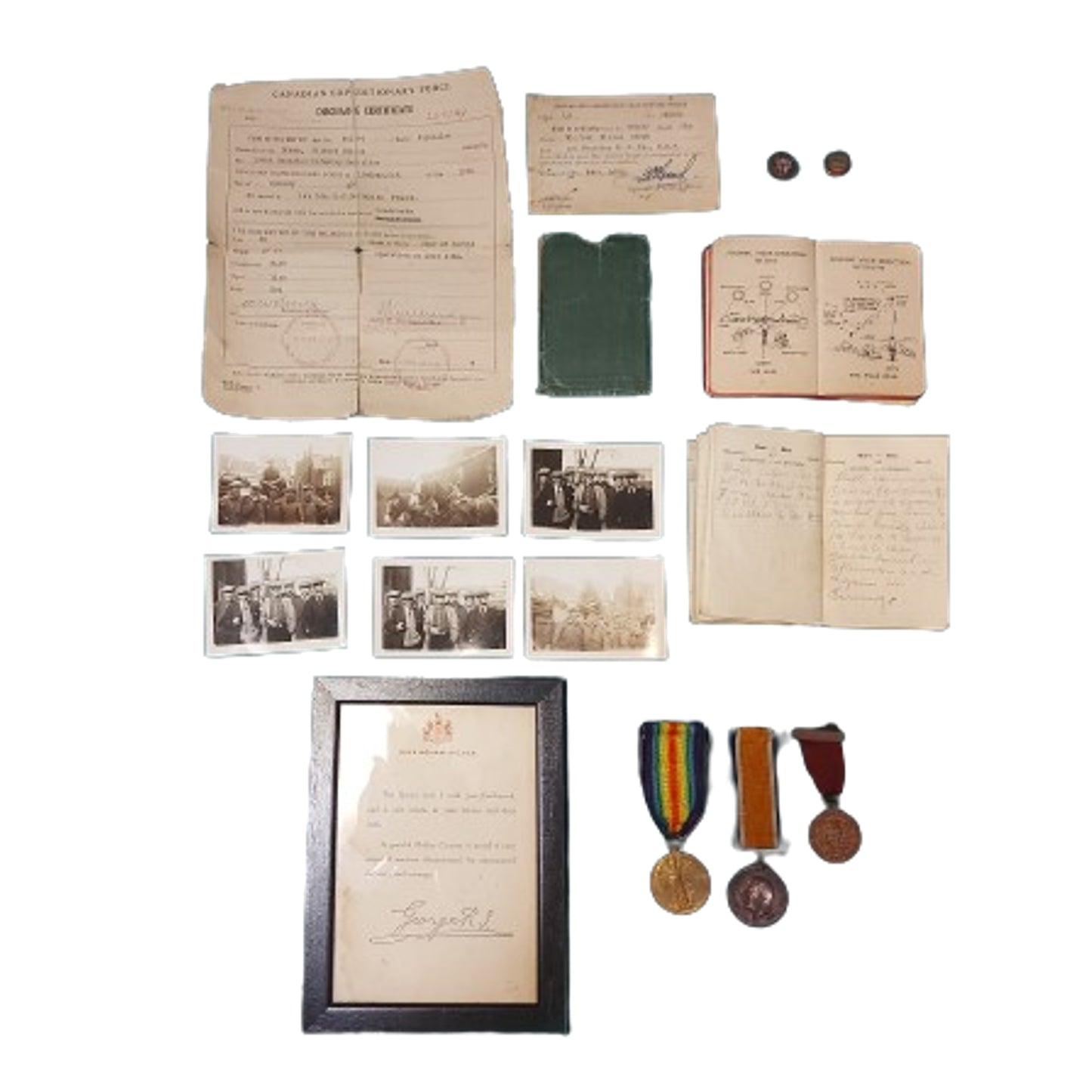 WW1 Canadian Named CEF Uniform Grouping - Pte. W.W. Brown 2nd.Co. 1st CMGB Canadian Machine Gun Battalion