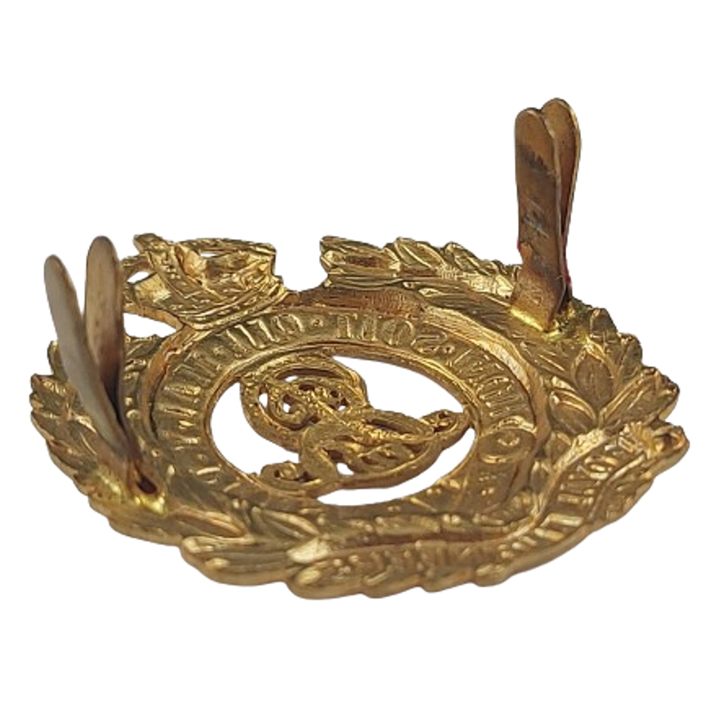 Pre-WW1 British Edward VII RE Royal Engineers Officer's Cap Badge