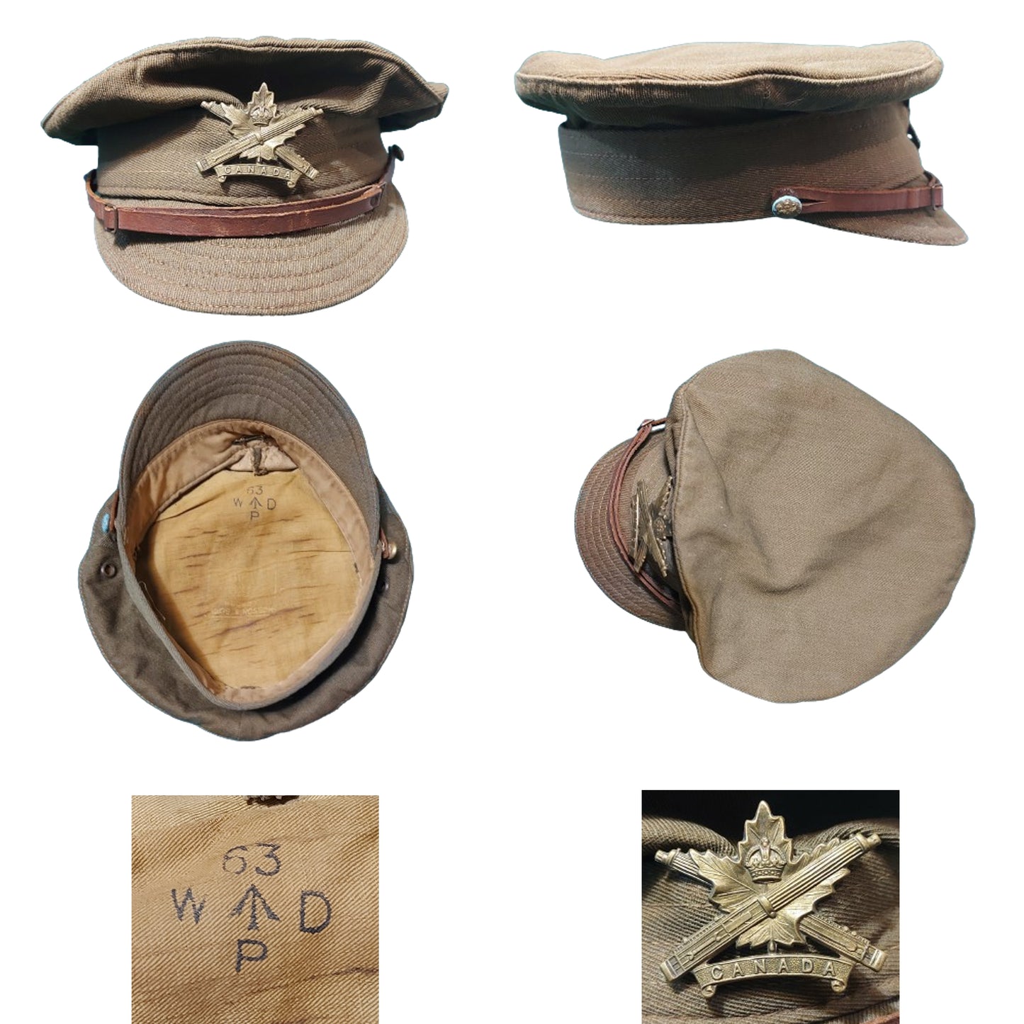 WW1 Canadian Named CEF Uniform Grouping - Pte. W.W. Brown 2nd.Co. 1st CMGB Canadian Machine Gun Battalion