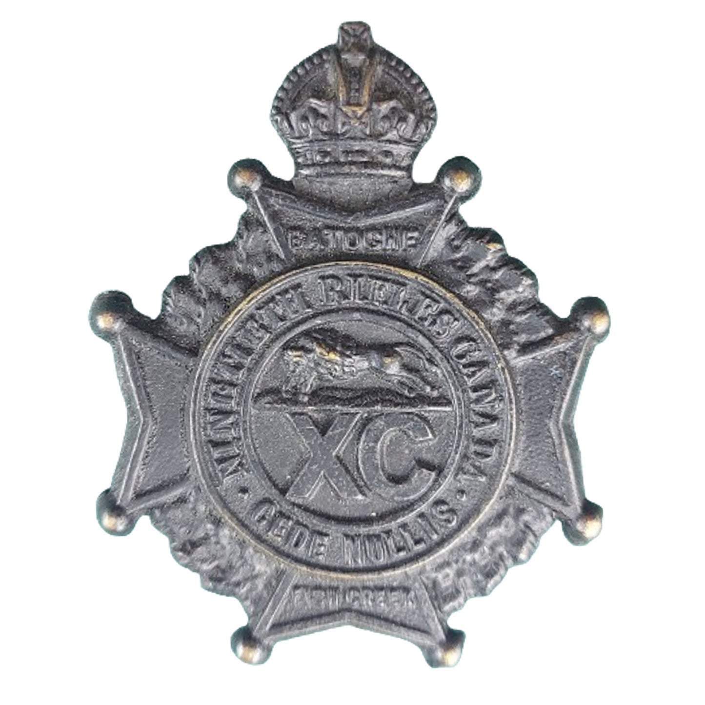 Pre-WW1 Canadian 90th Winnipeg Rifles Cap Badge -1905