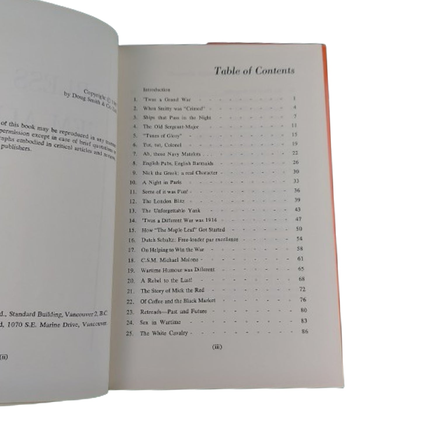 Bless 'Em All -A book Of War Time Humor