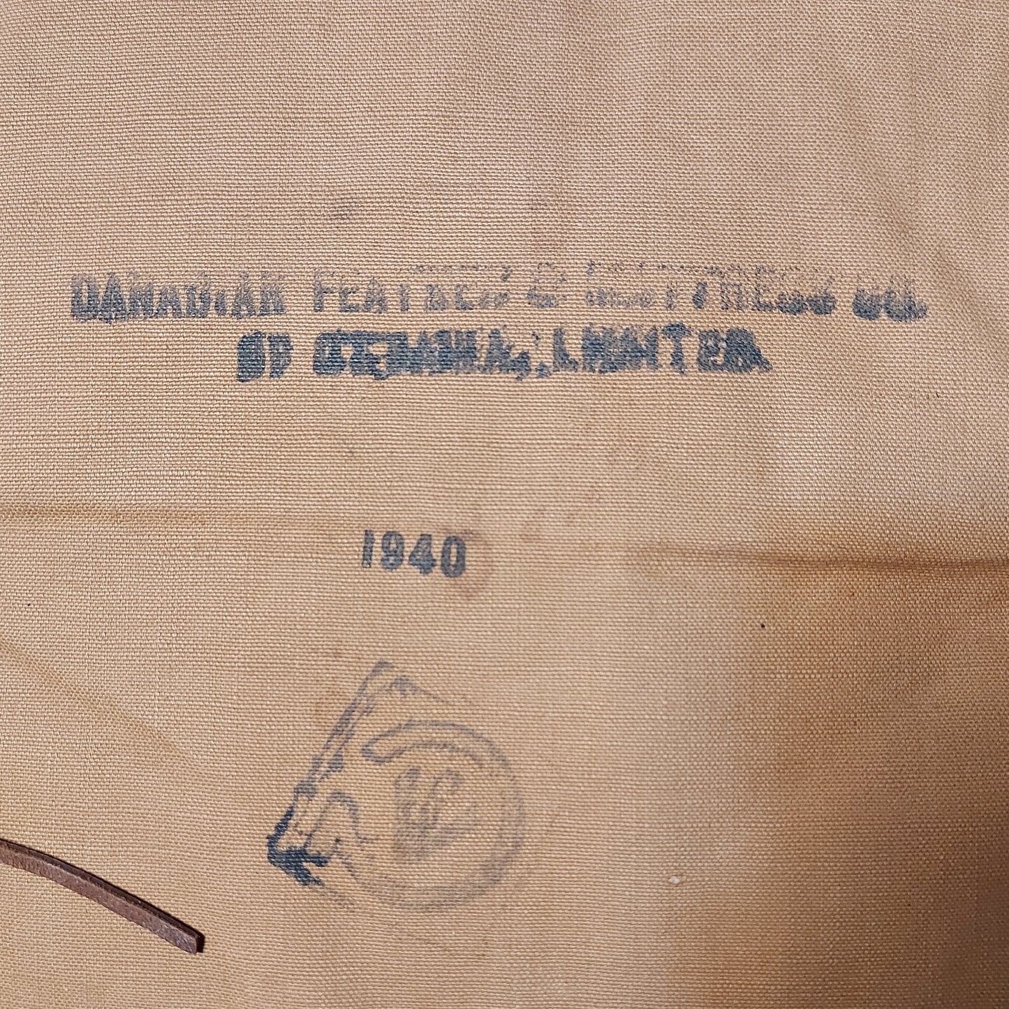 WW2 Canadian Stretcher Pillow 1940