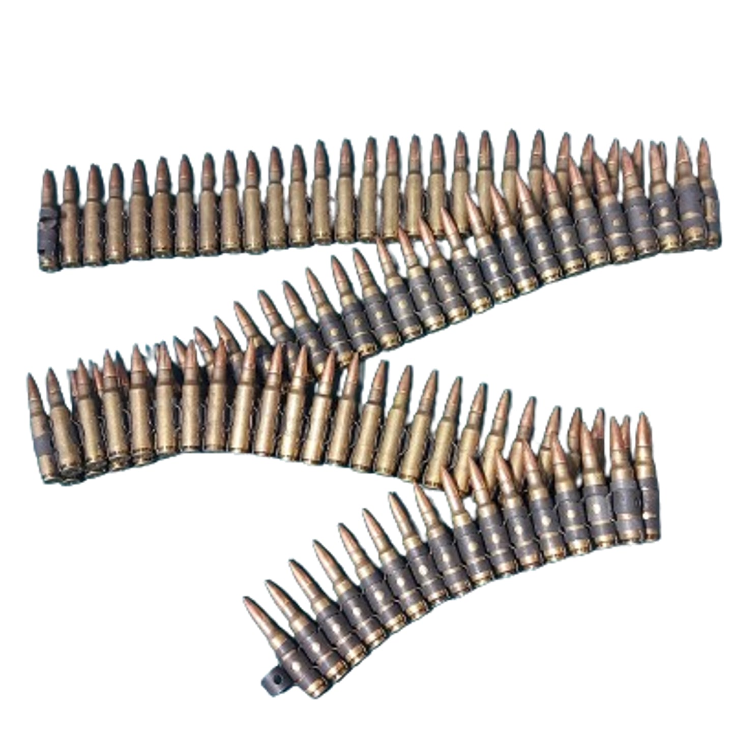 WW2 U.S. Browning 1919 M.G. Belt With 100 Rounds Of Inert Ammunition